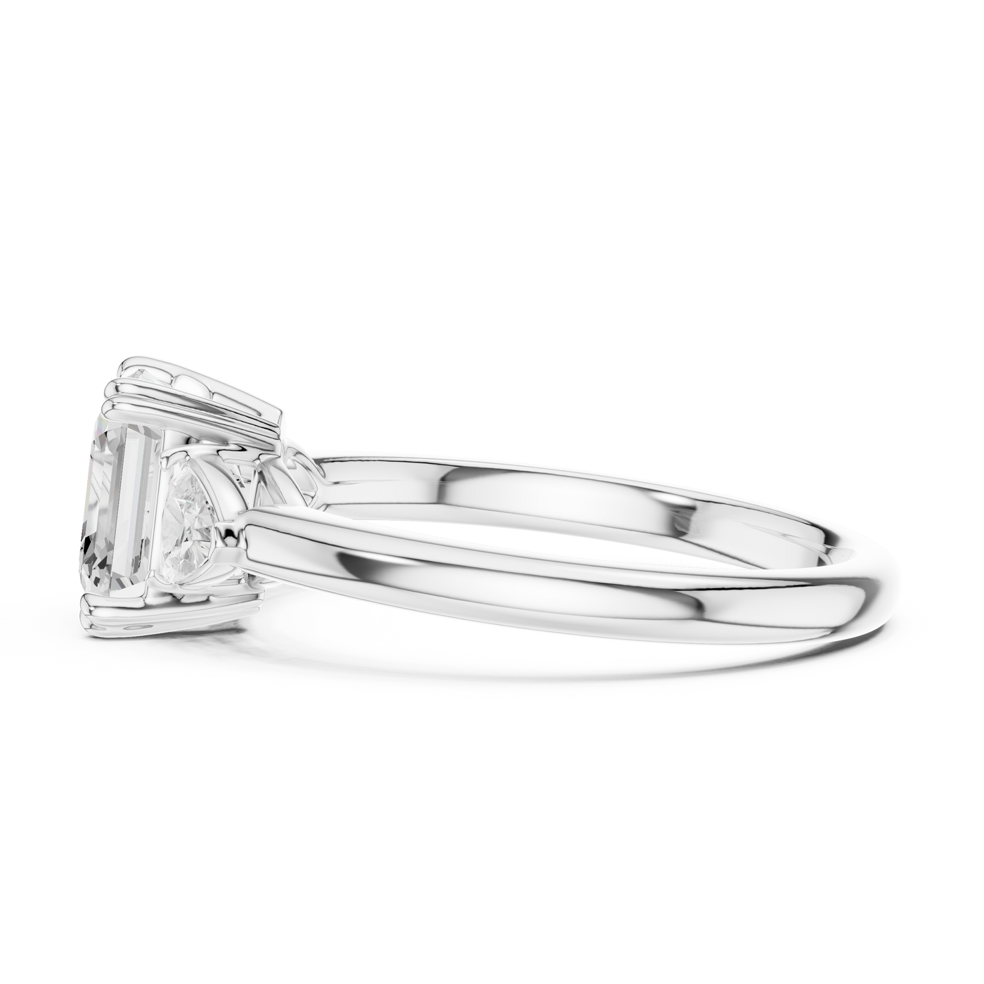 Asscher Solitaire Ring