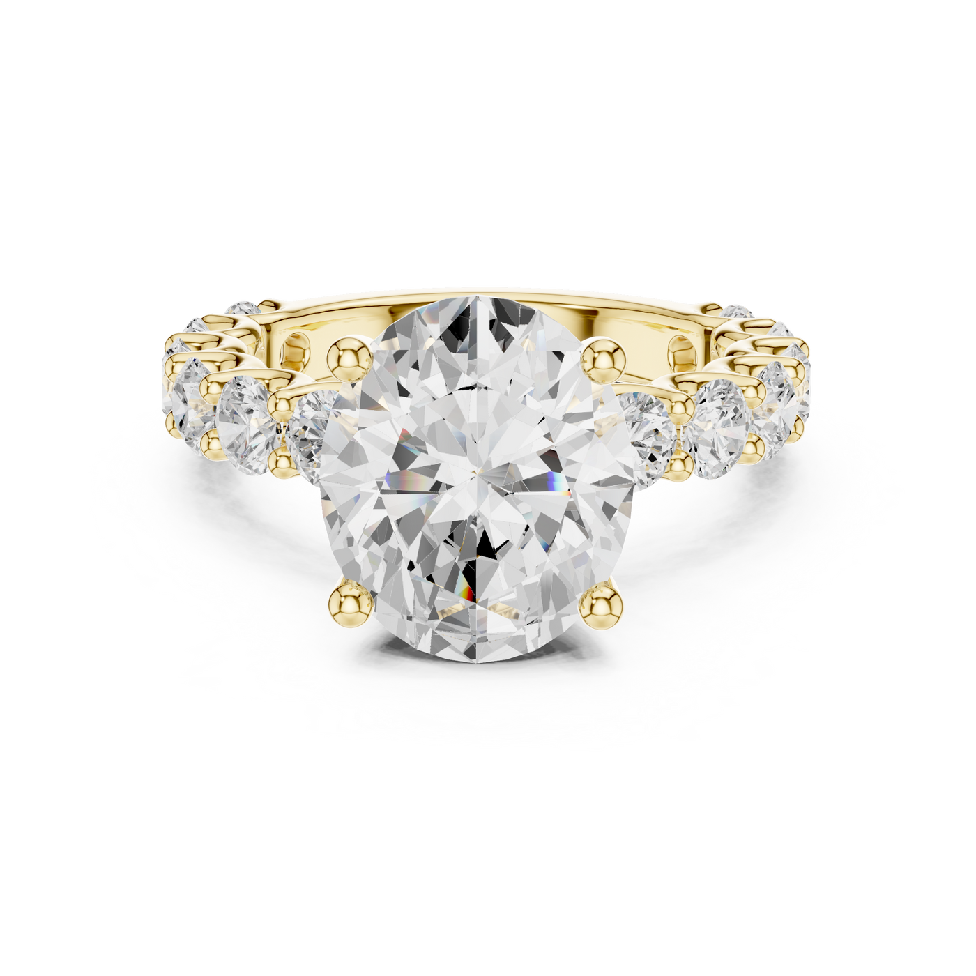 Oval Pavé Ring