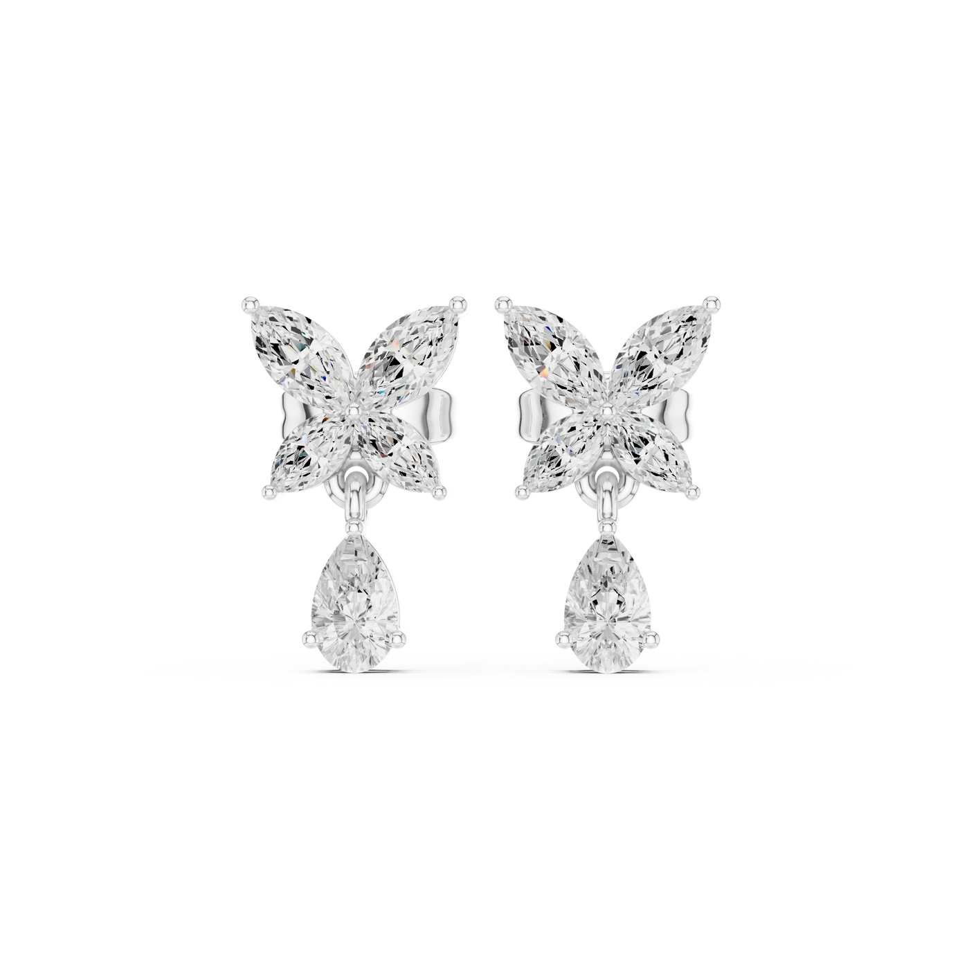 Butterfly Drop Earrings