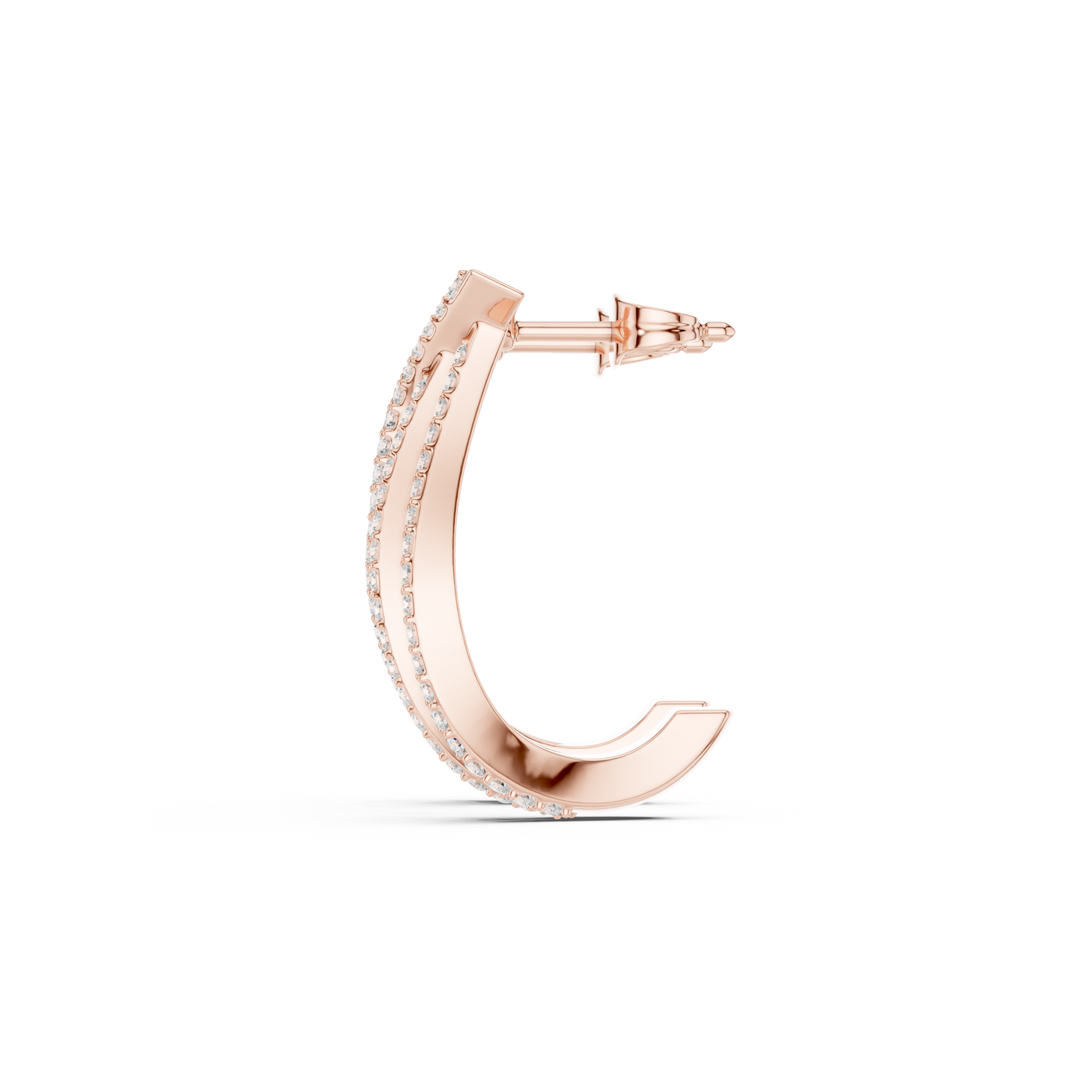 Curved Drop Earrings