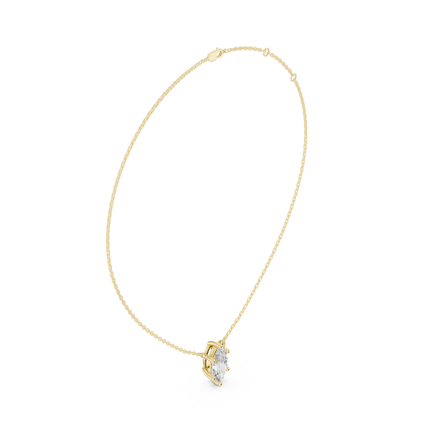 Marquise Solitaire Pendant