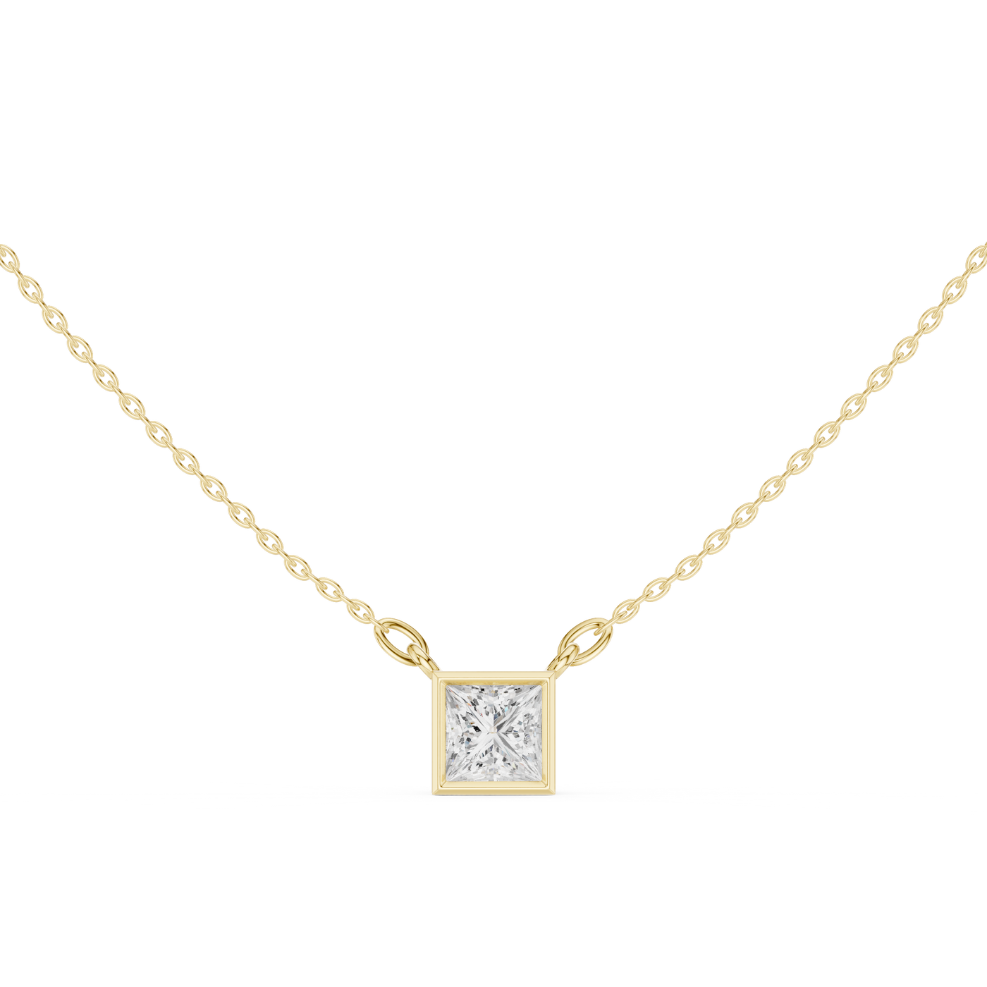Princess Bezel Pendant