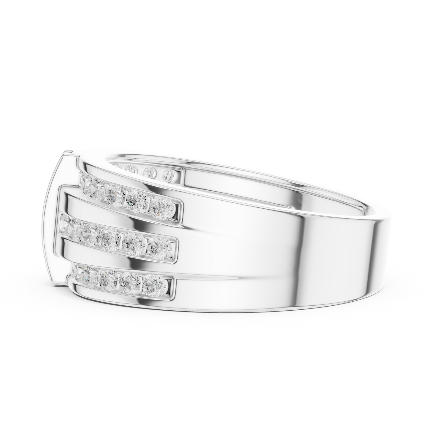 Bold Pavé Men'S Ring