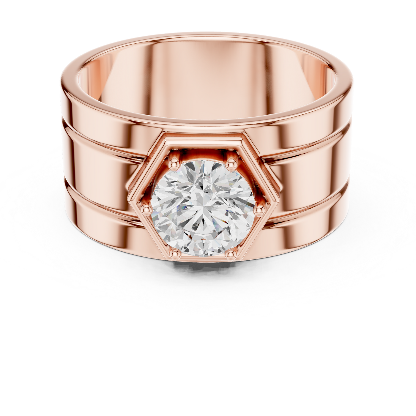 Men'S Solitaire Ring