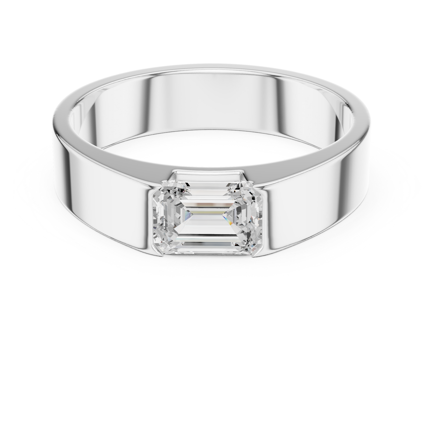Emerald Men'S Ring
