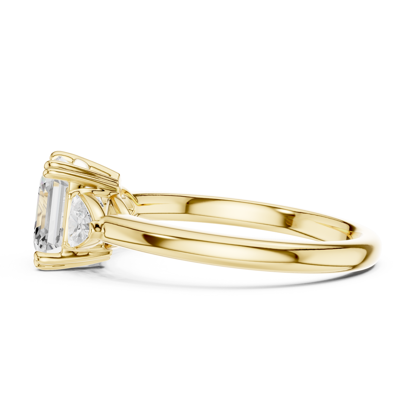 Asscher Solitaire Ring