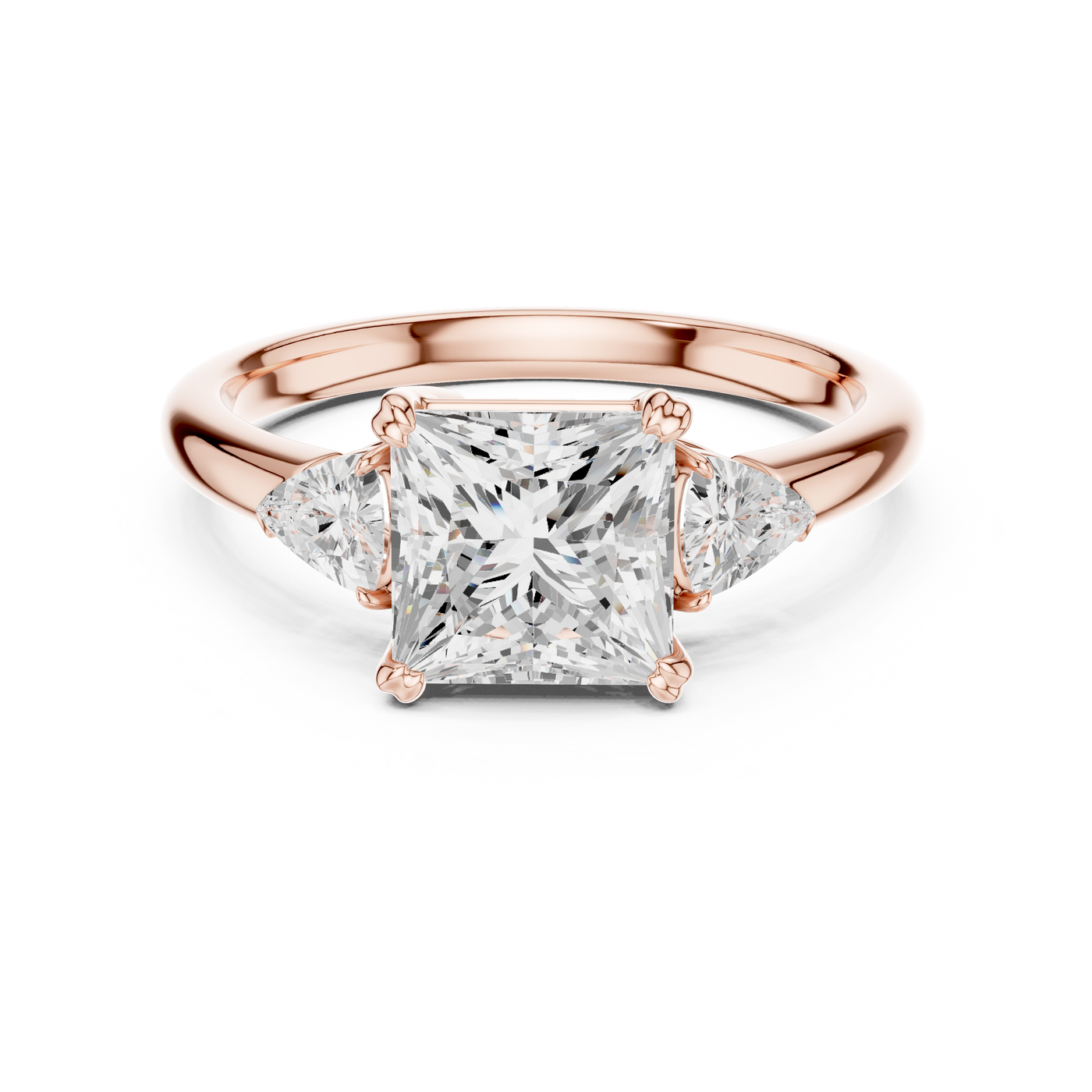 Princess Solitaire Ring