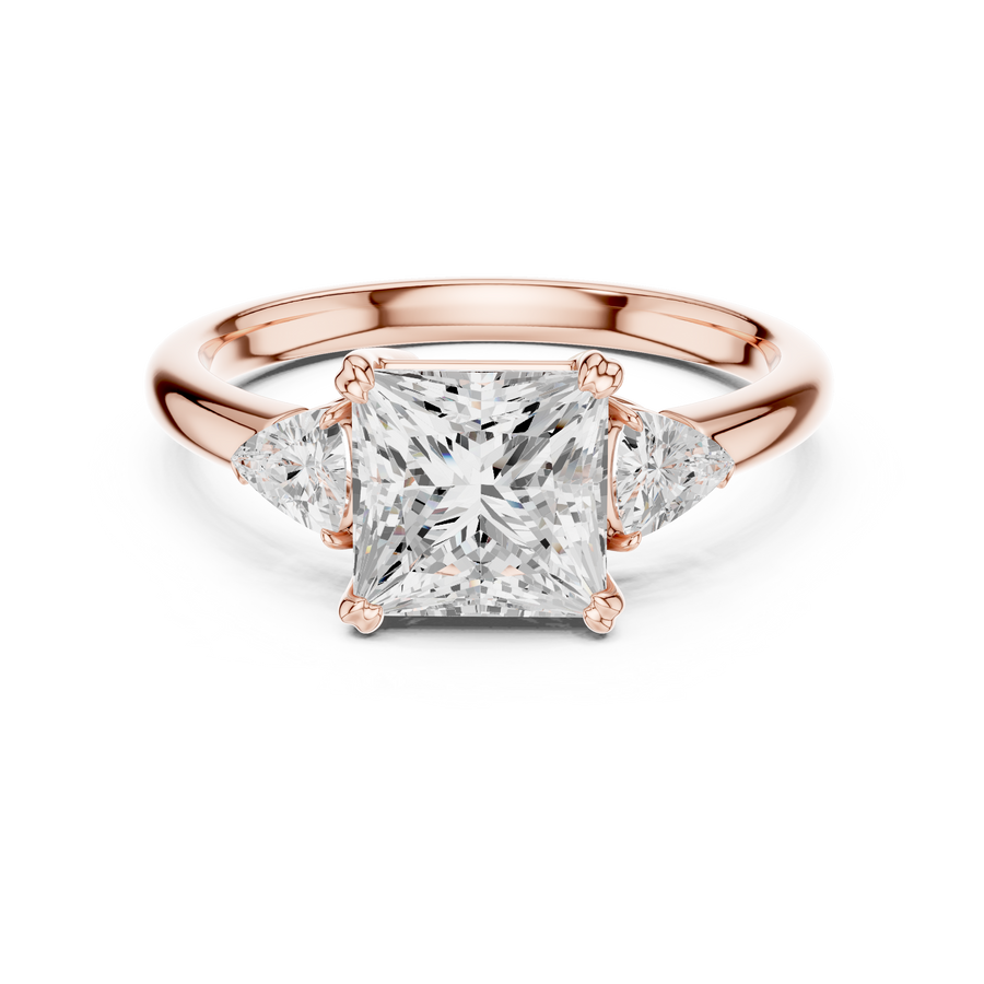 Princess Solitaire Ring