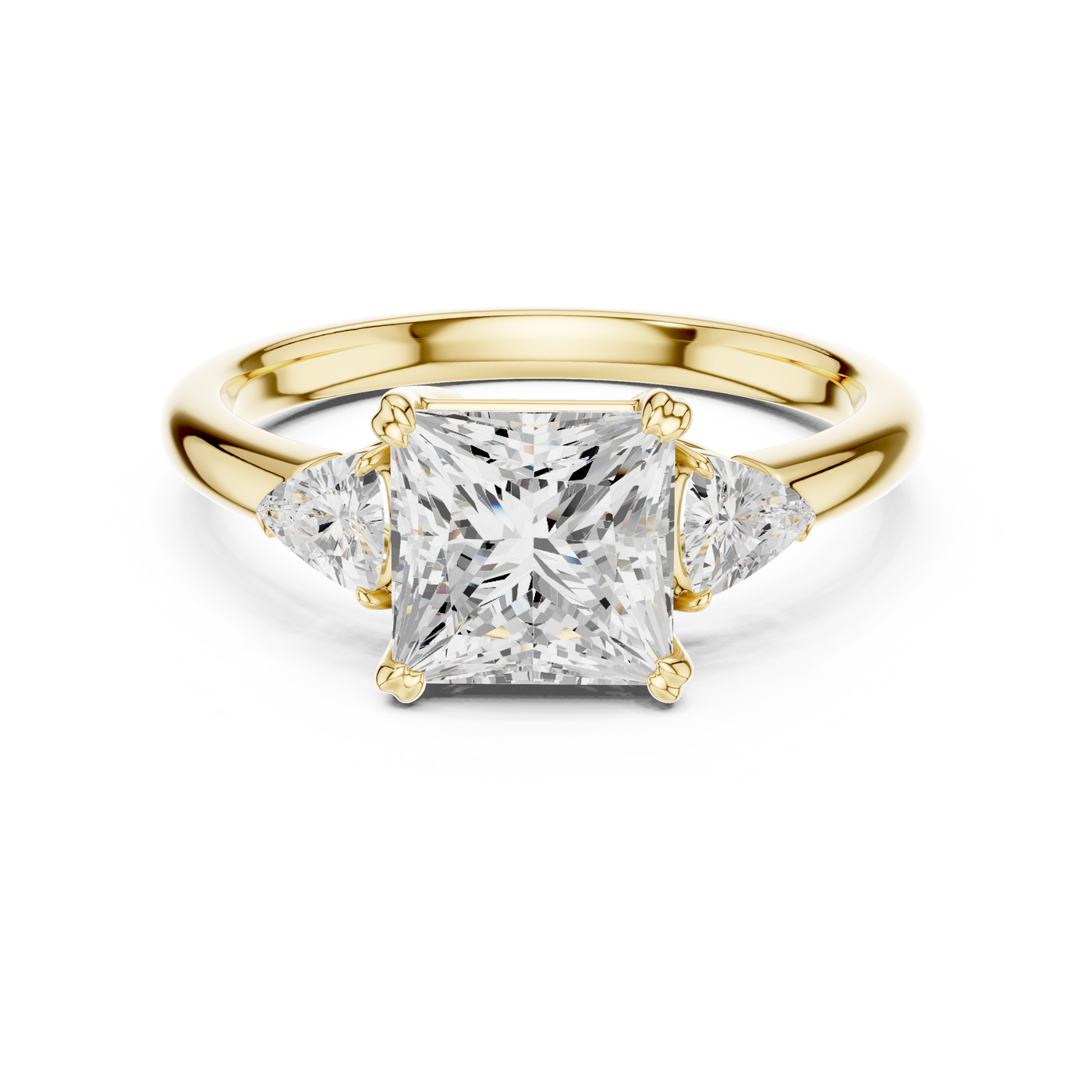 Princess Solitaire Ring