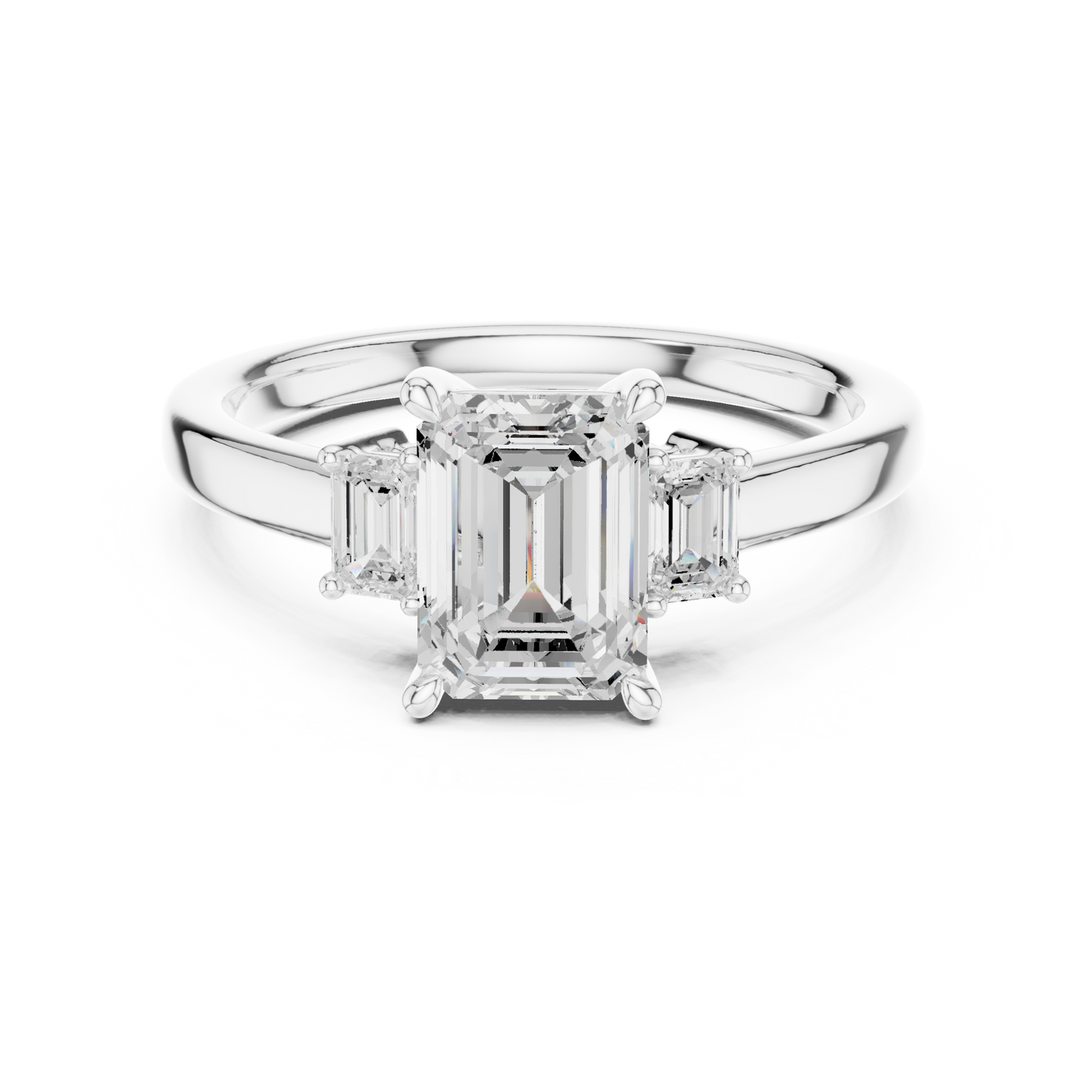 Emerald Engagement Ring
