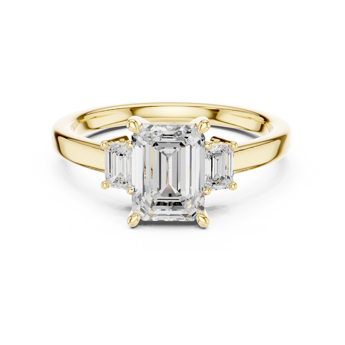 Emerald Engagement Ring