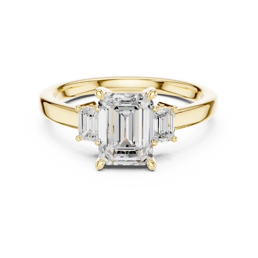 Emerald Engagement Ring