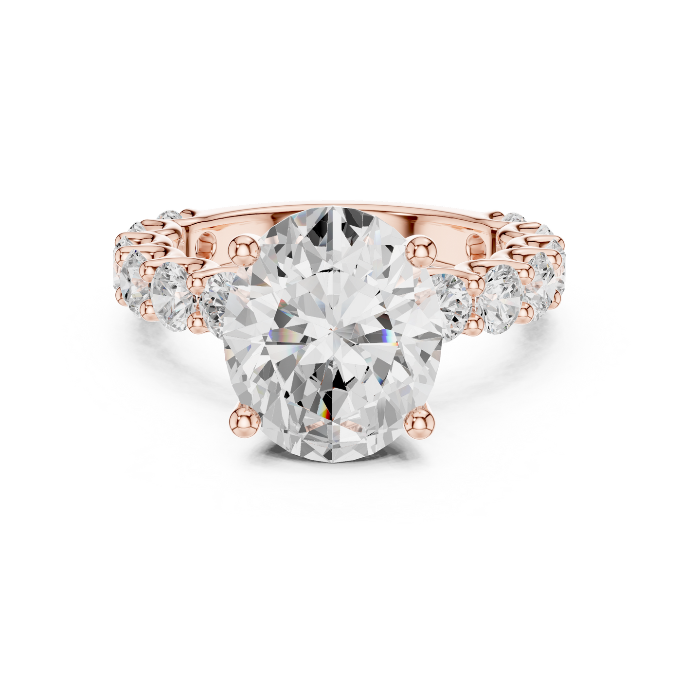 Oval Pavé Ring