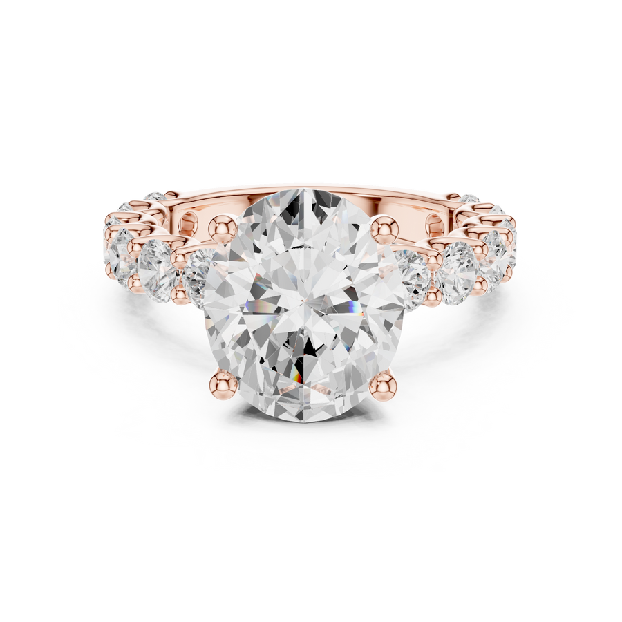 Oval Pavé Ring