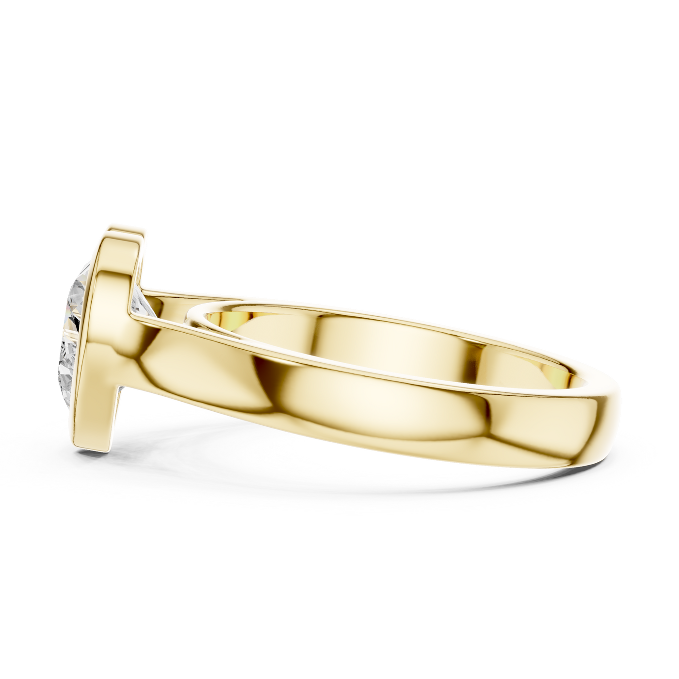 Heart Solitaire Ring