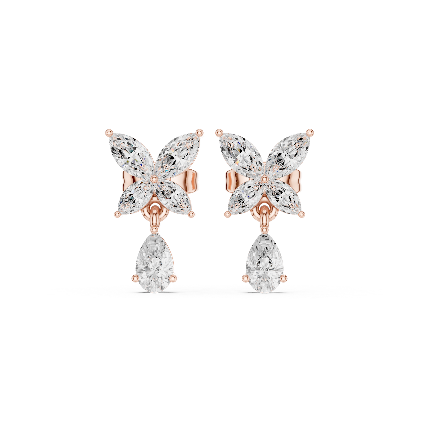 Butterfly Drop Earrings