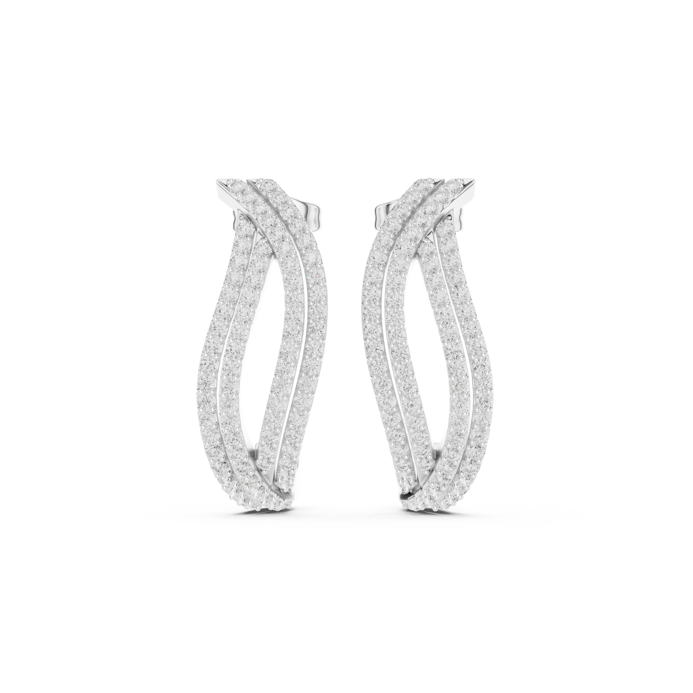 Curved Drop Earrings