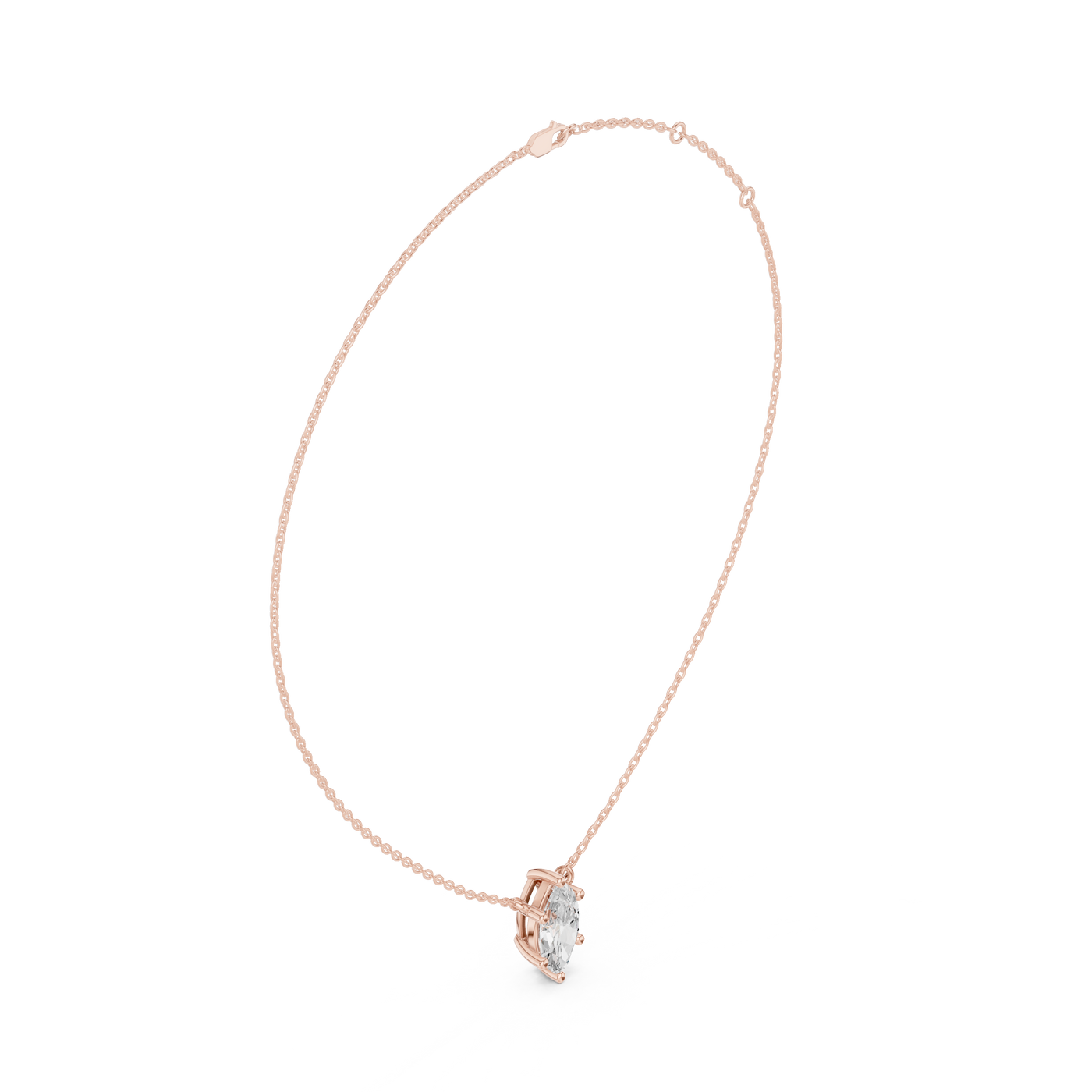 Marquise Solitaire Pendant