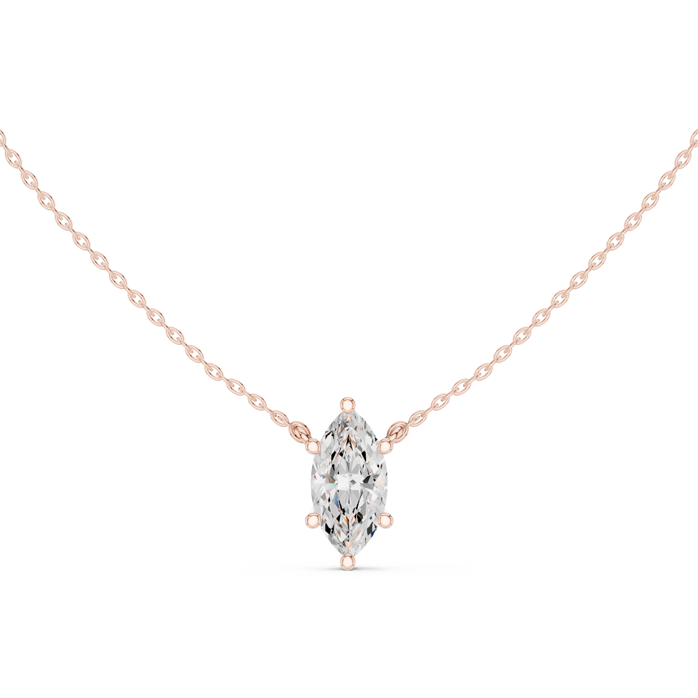 Marquise Solitaire Pendant