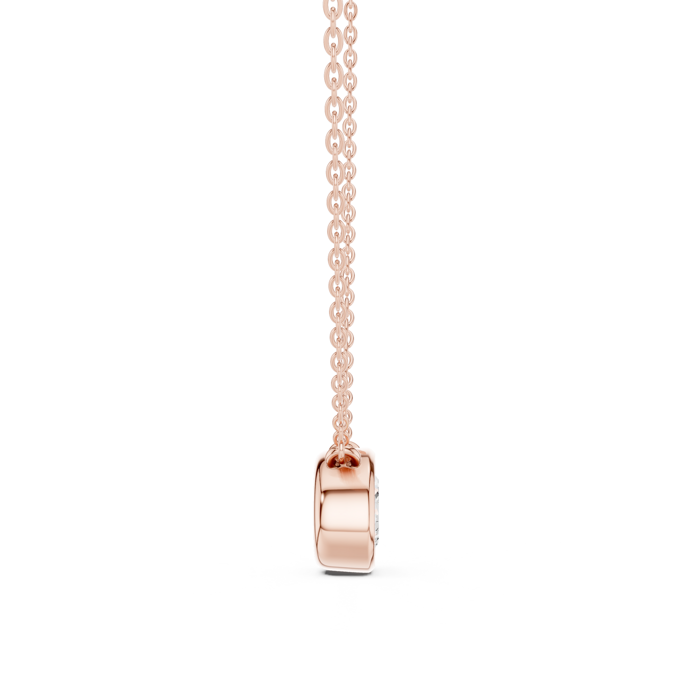 Oval Solitaire Pendant