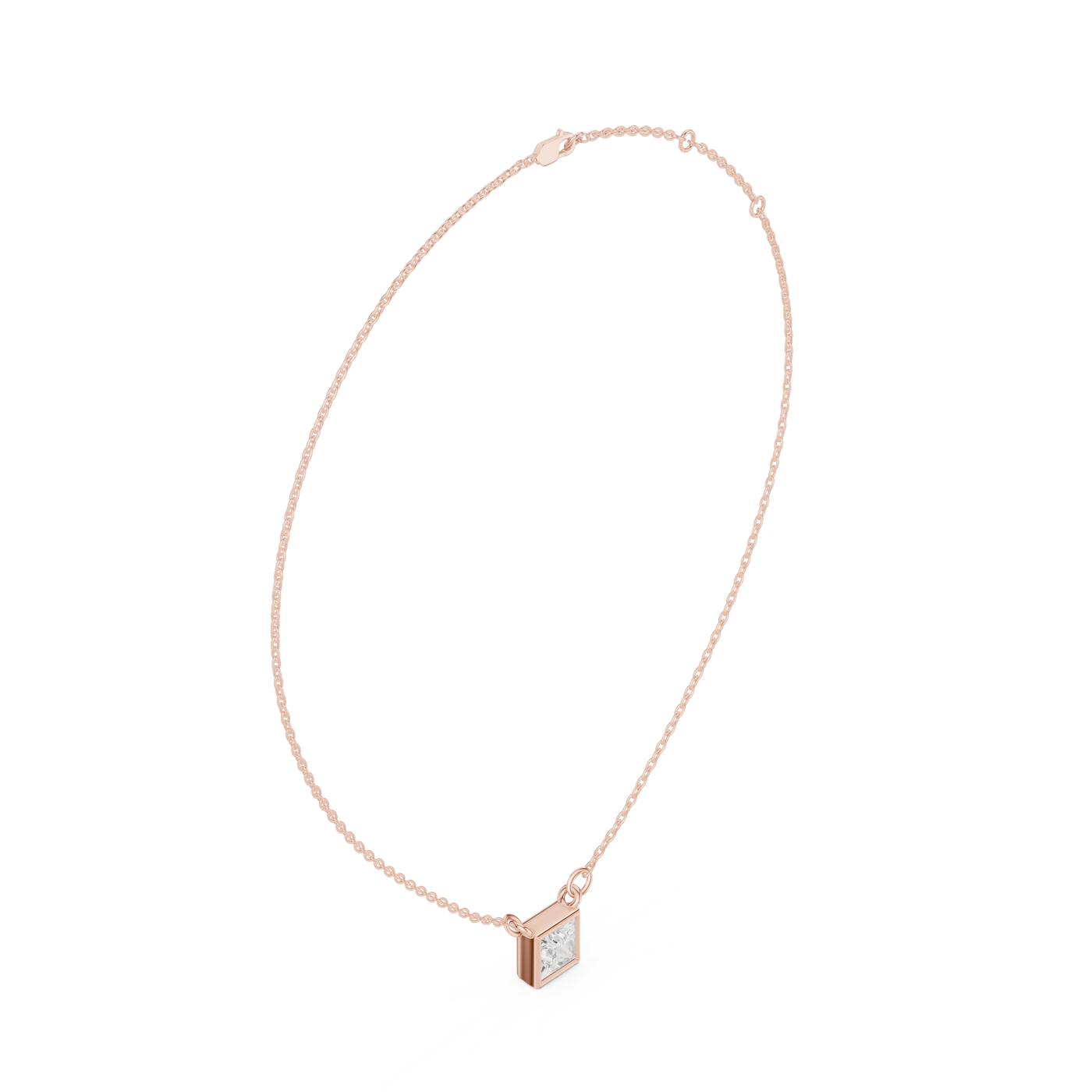 Princess Bezel Pendant