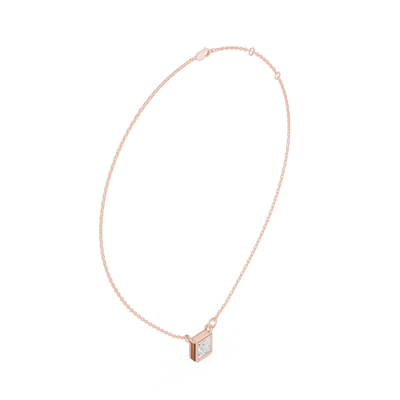 Princess Bezel Pendant