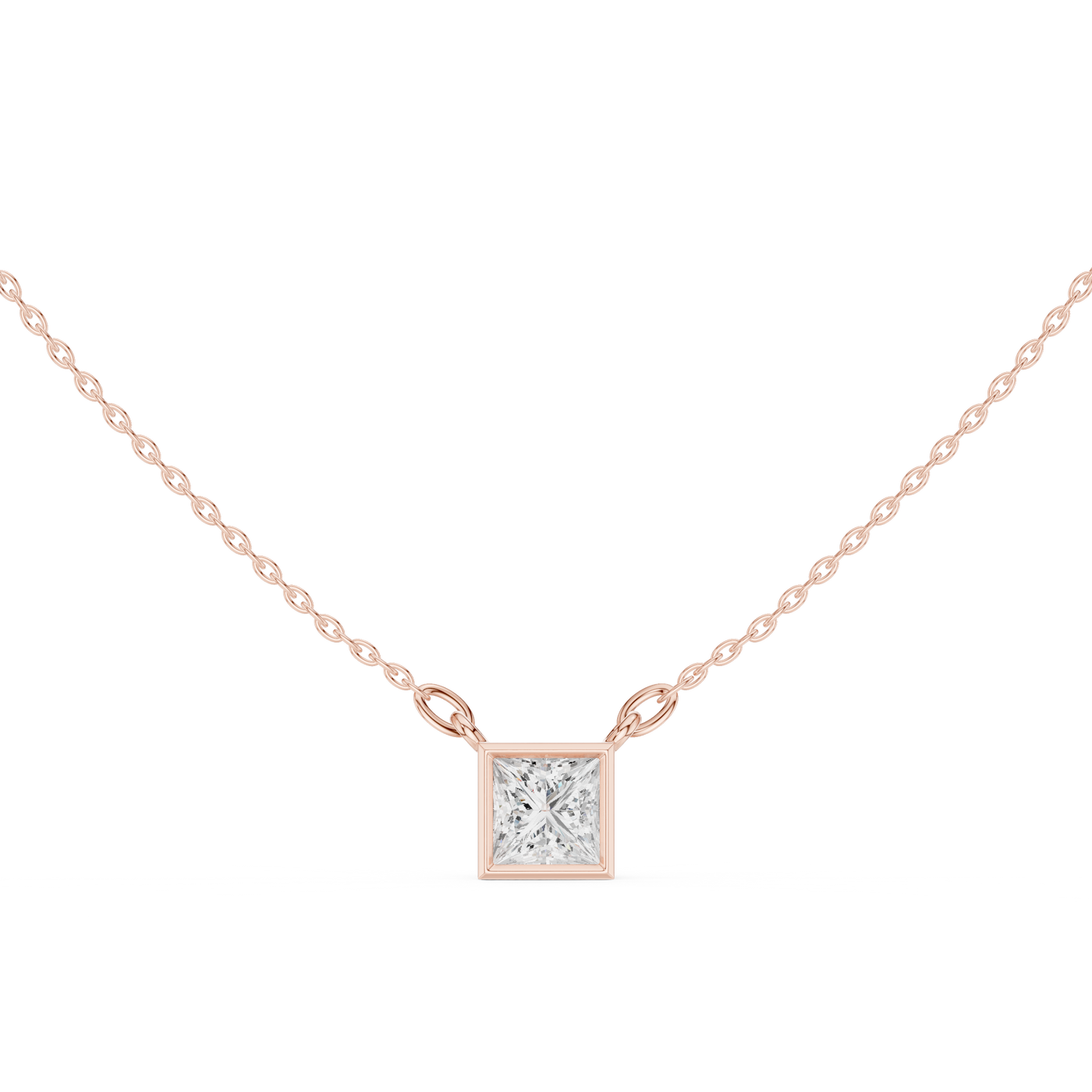 Princess Bezel Pendant