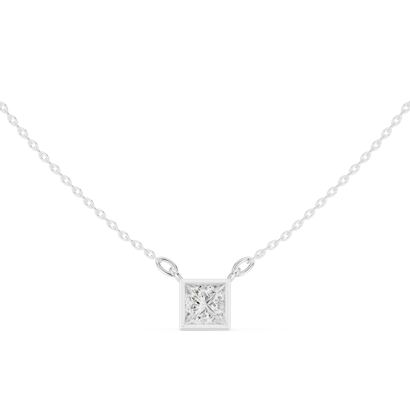 Princess Bezel Pendant
