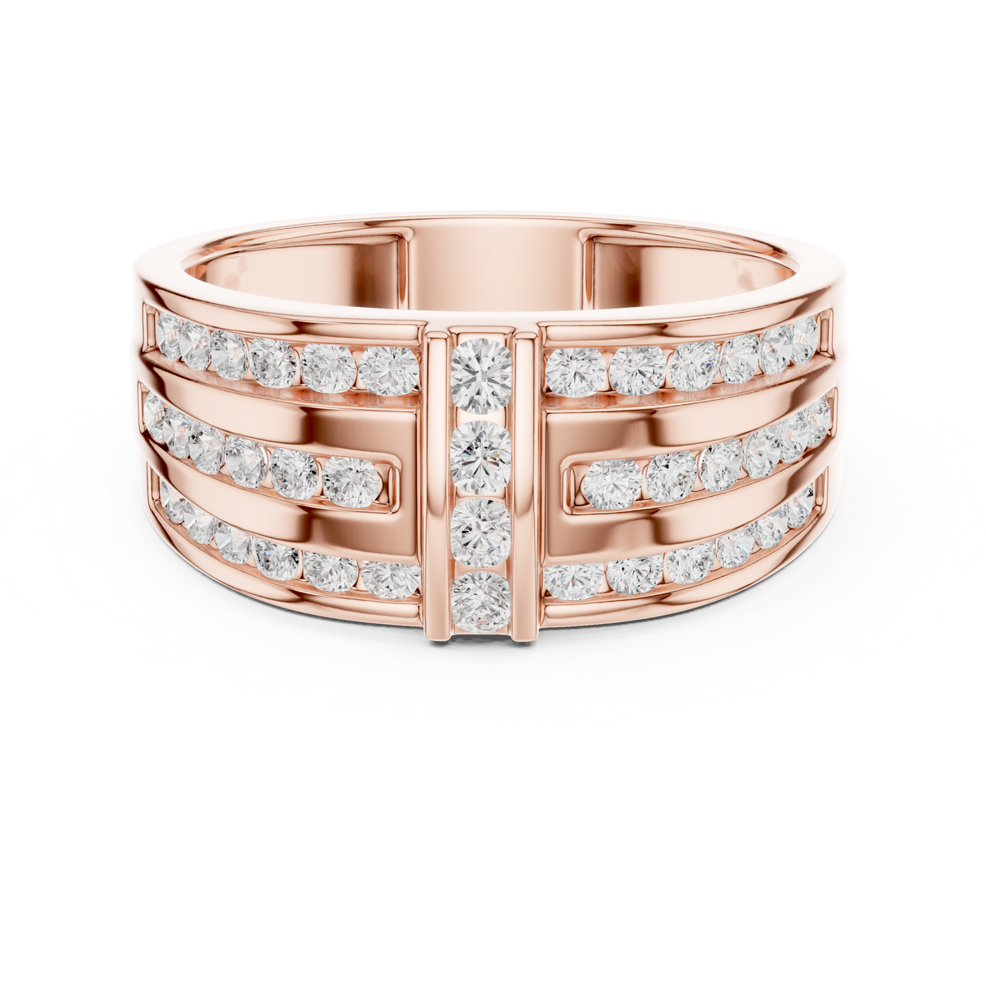 Bold Pavé Men'S Ring