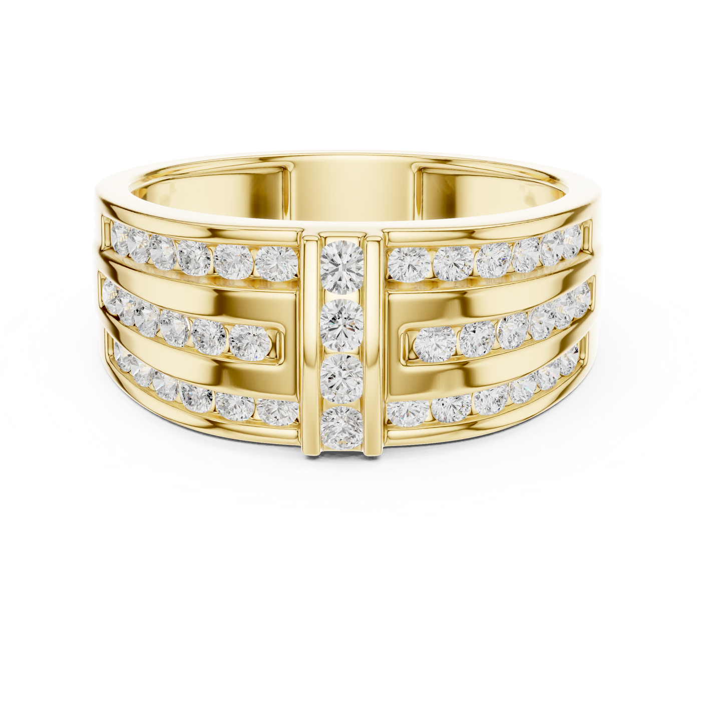 Bold Pavé Men'S Ring
