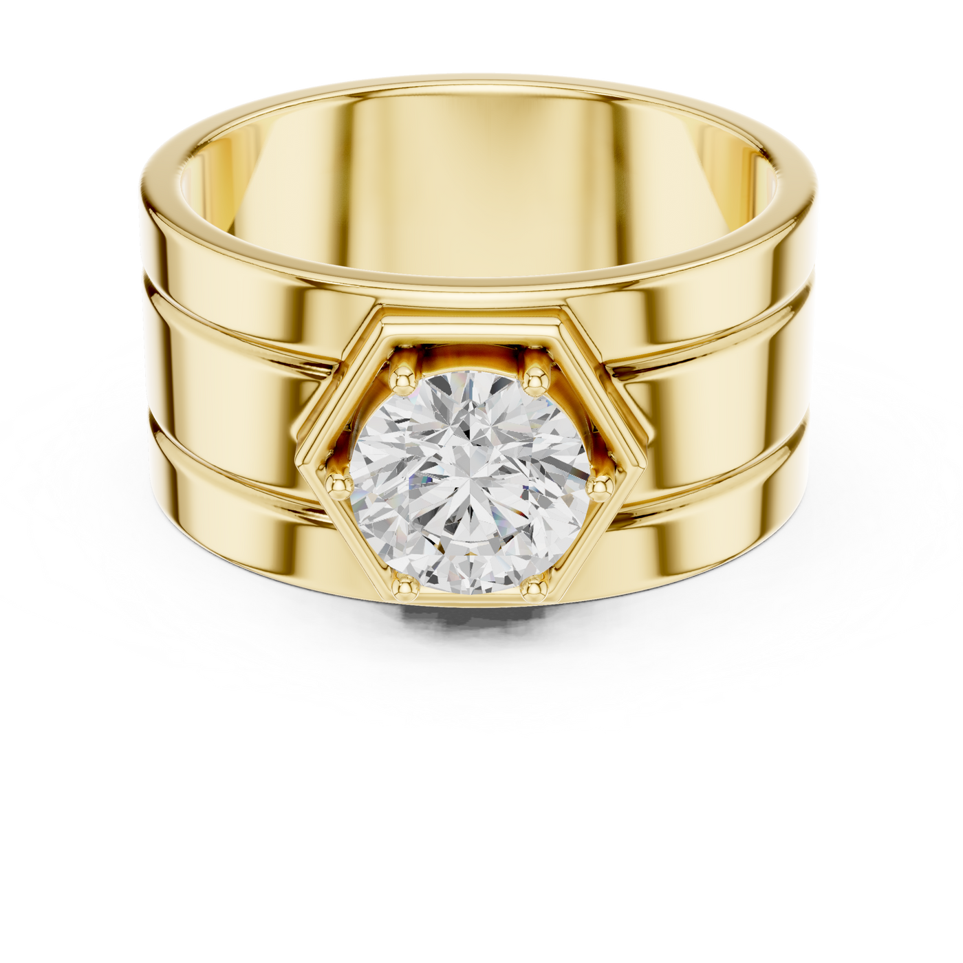 Men'S Solitaire Ring