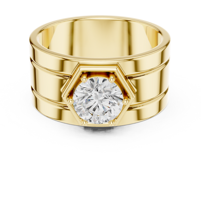 Men'S Solitaire Ring