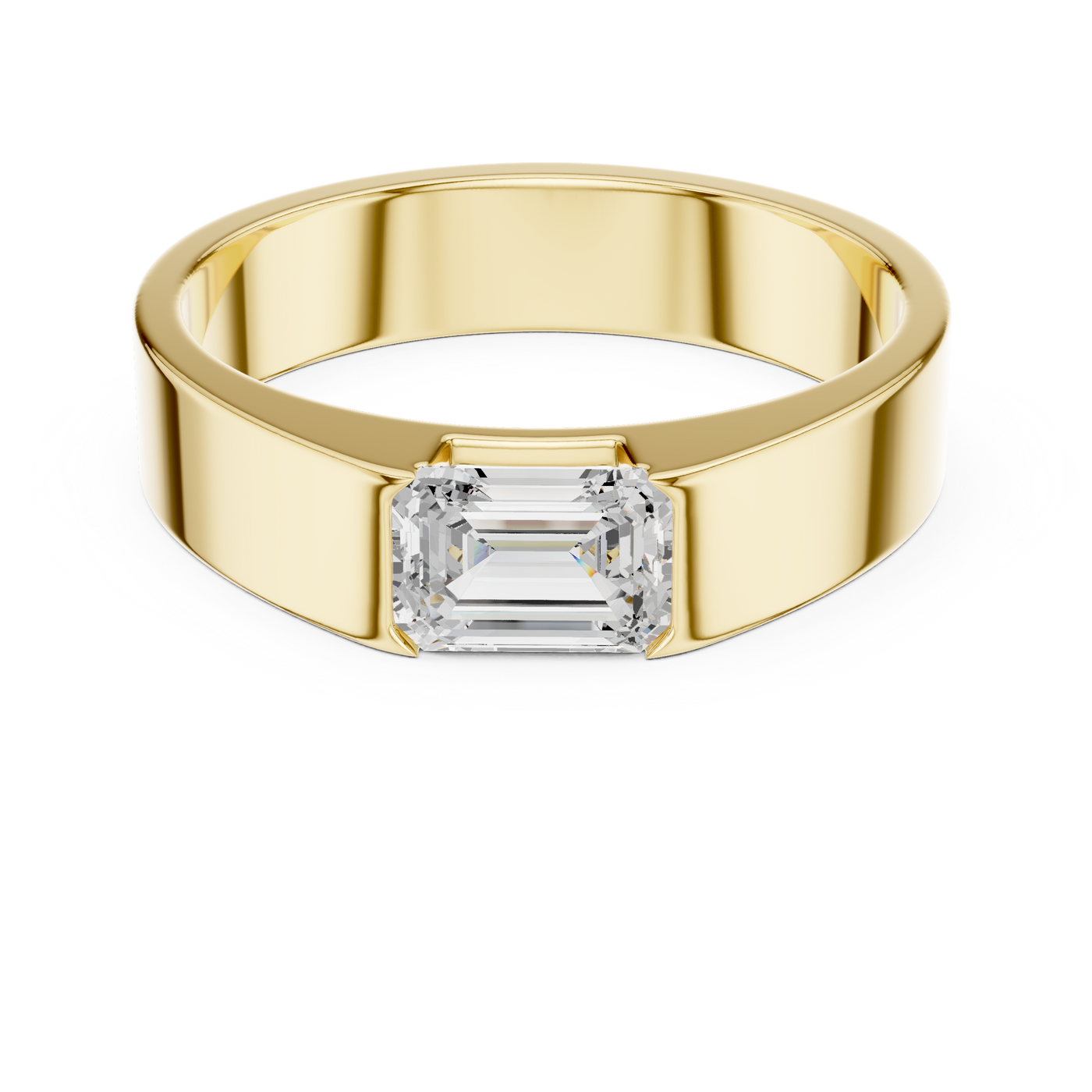 Emerald Men'S Ring