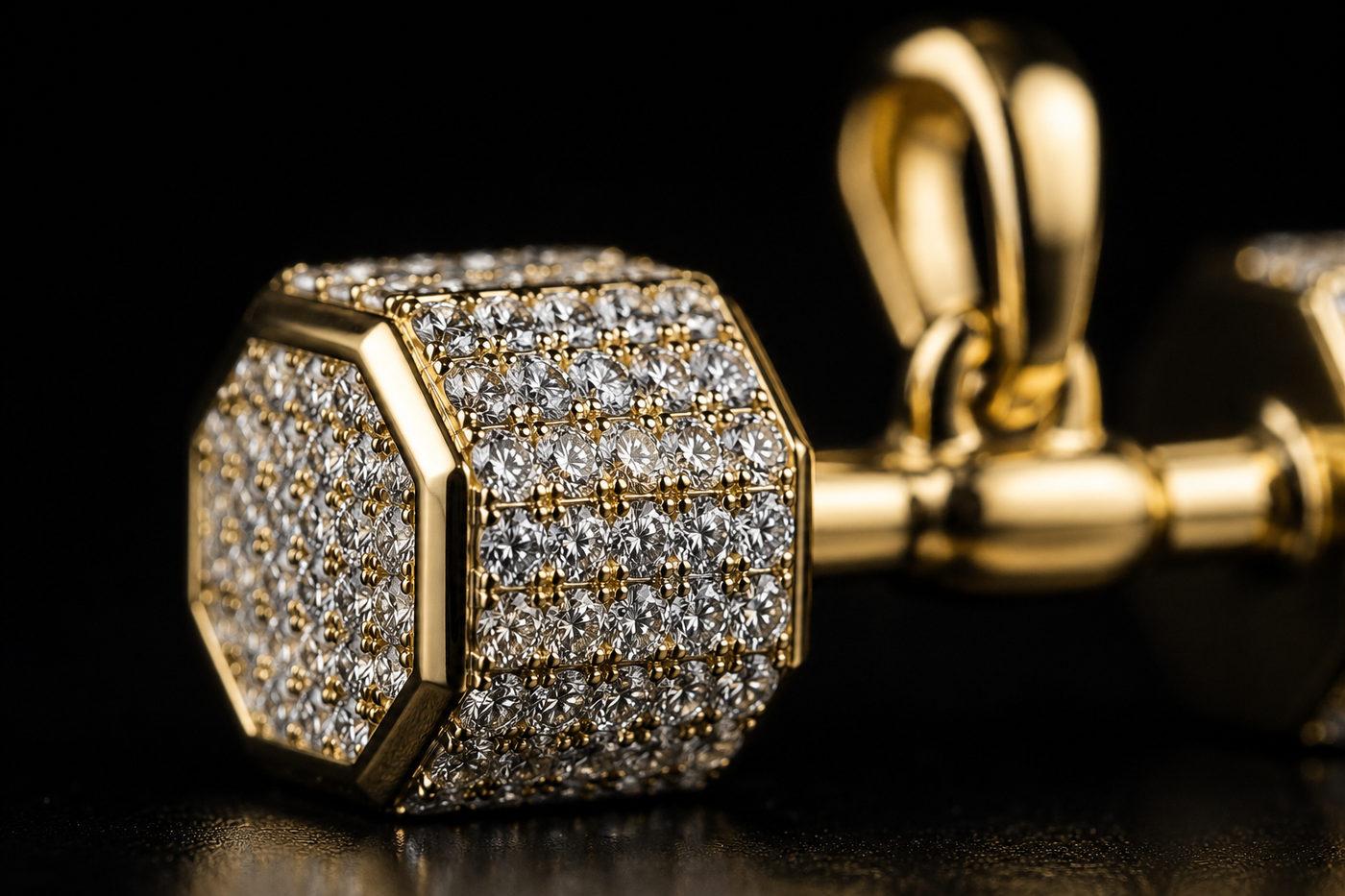 Dumbbell Pendant Front View