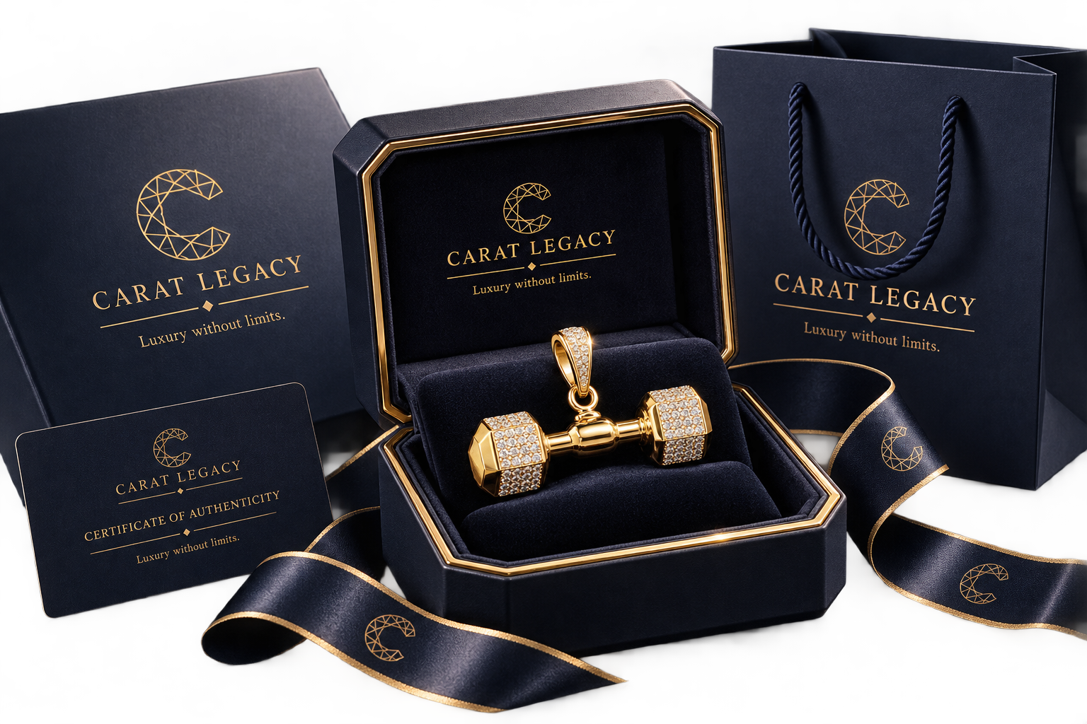 Carat Legacy Dumbbell Pendant Gift
