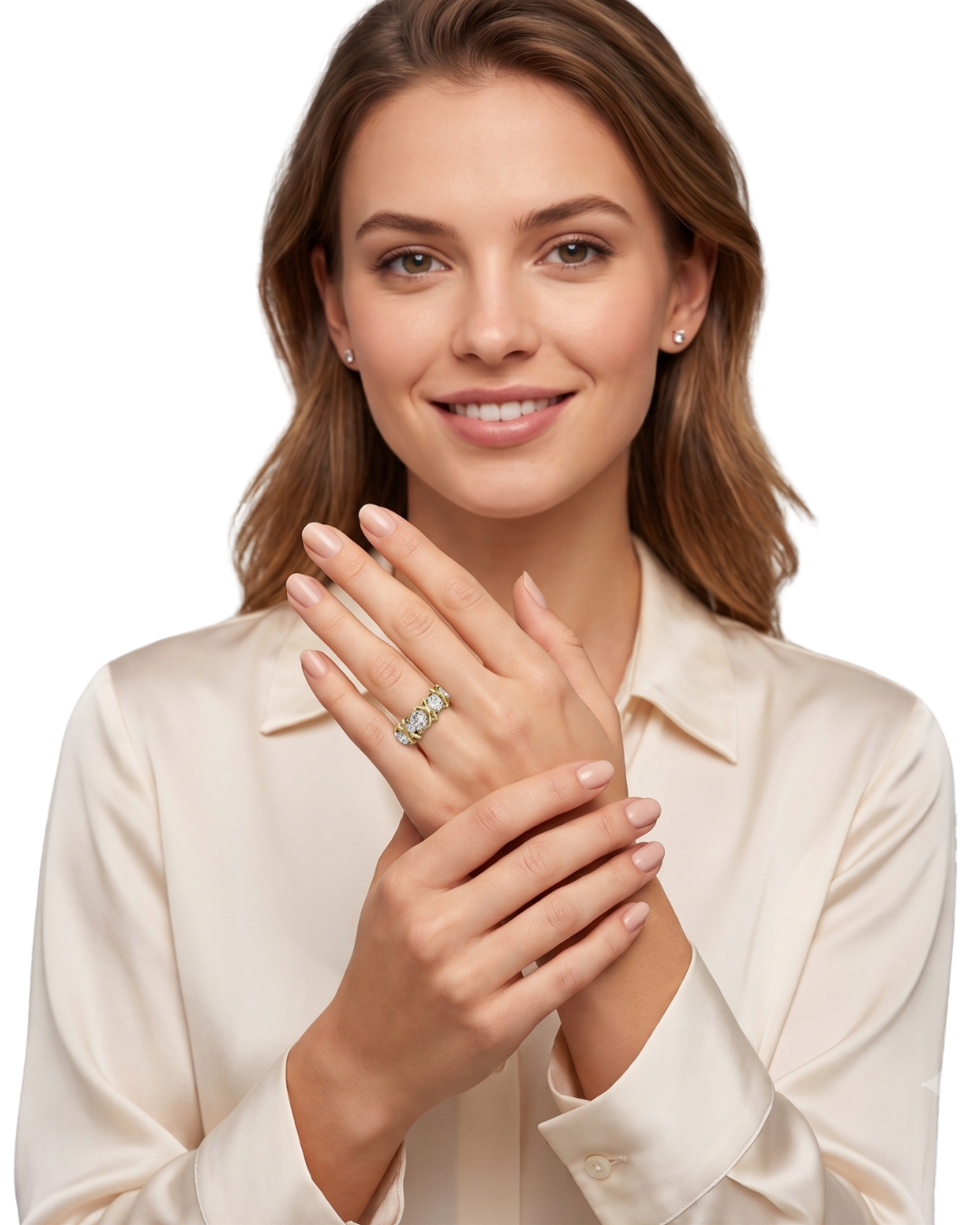 Legacy X Ring in White Gold
